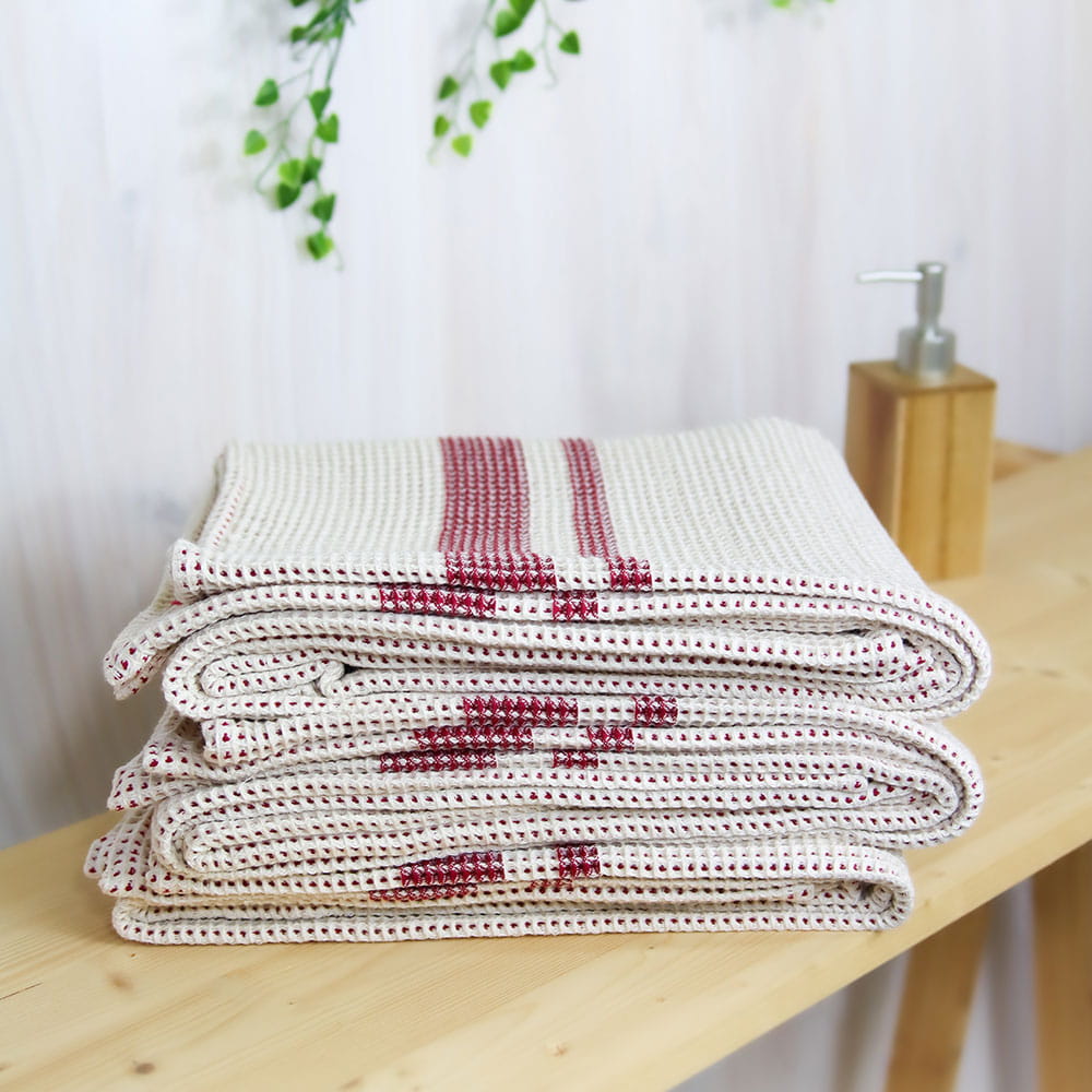 Nouvelle gamme de linge en nid d'abeille